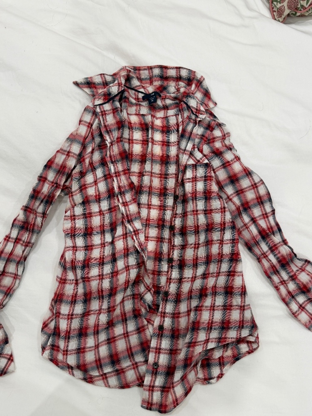 gap plaid button down